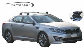 Kia Optima Yakima Whispbar Roof Racks